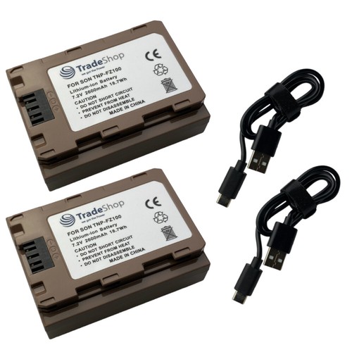 Batteria fotocamera 2600mah - 2x,