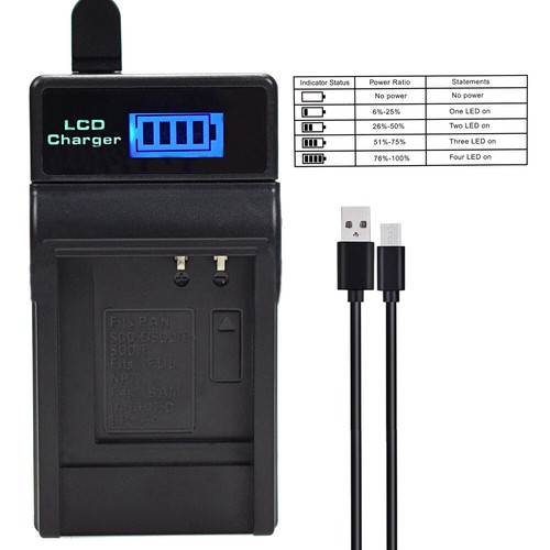 Caricabatteria lcd per ricoh - lcd,
