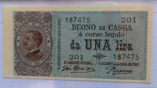 Banconota lira vittorio - banconota,