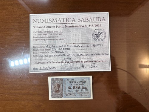 Buono cassa lira - buono, di