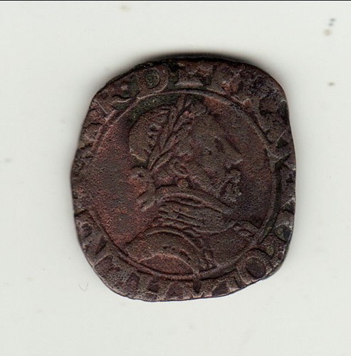 Henri iii double tournois - tournois, 1586
