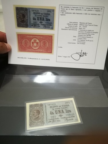 Regno banconota lira - banconota,